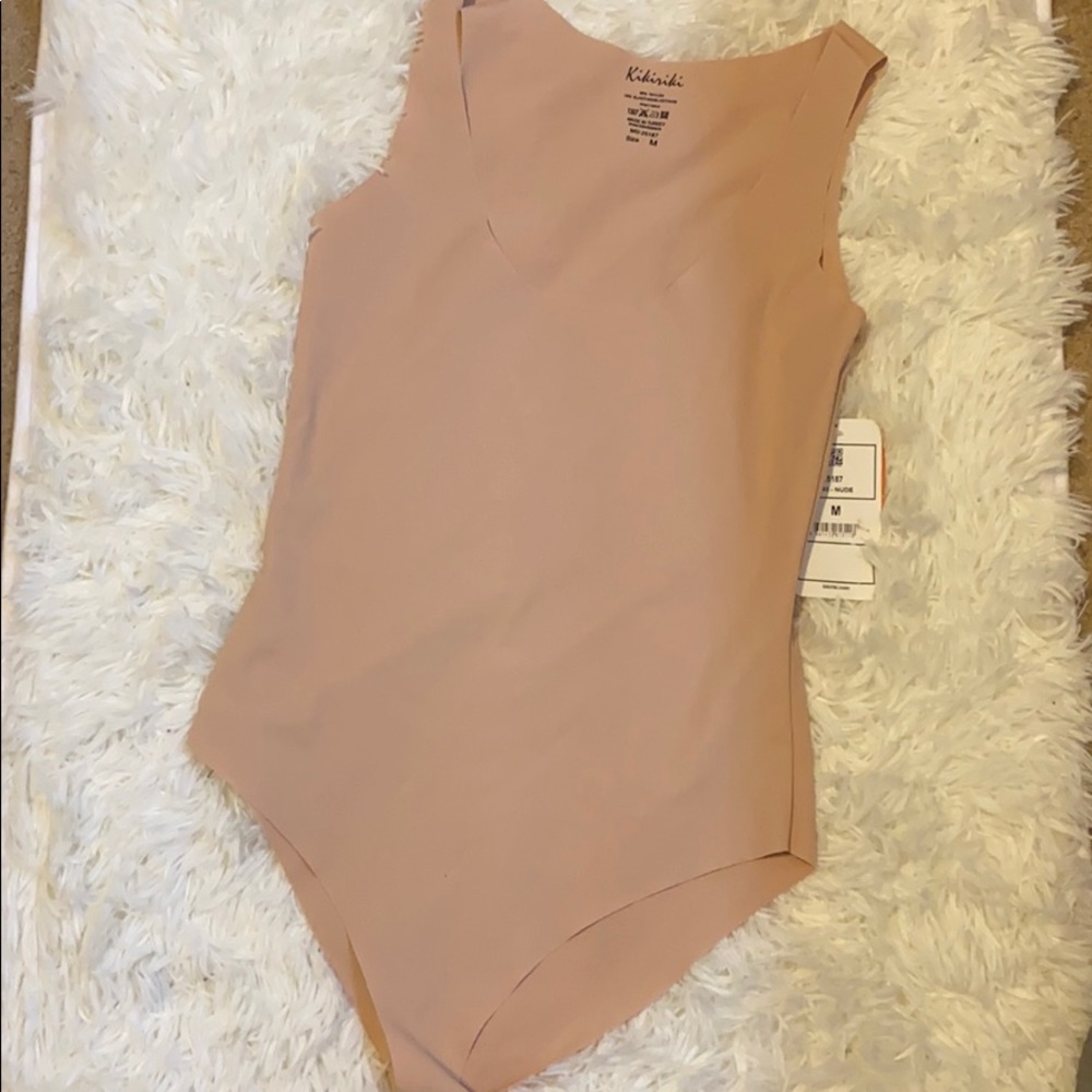 Nude Nylon bodysuit with tags